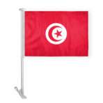 Tunisia Car Flag Premium 10.5x15 inch