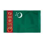Turkmenistan Flag 6x10 ft 200D