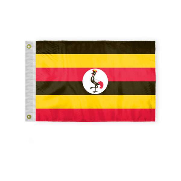 Uganda Courtesy Flag 12x18 inch