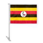 Uganda Car Flag Premium 10.5x15 inch