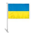 Ukraine Car Flag Premium 10.5x15 inch