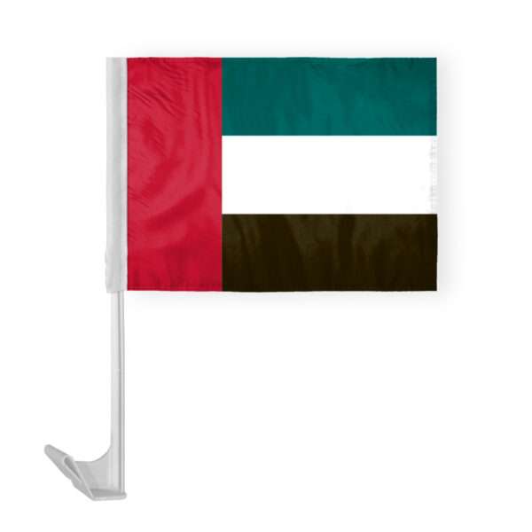 United Arab Emirates National Dubai Car Flag 12x16 inch