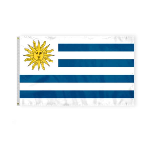 Uruguay Flag 3x5 ft Double Stitched