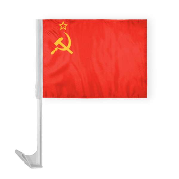 USSR Soviet Union Union of Soviet Socialist Republics Car Flag 12x16 inch