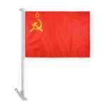 USSR Soviet Union Union of Soviet Socialist Republics Car Flag Premium 10.5x15 inch