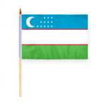 Uzbekistan Uzbek Flag 12x18 inch