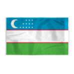 Uzbekistan Uzbek Flag 6x10 ft 200D