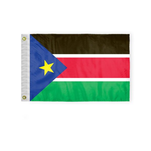 South Sudan Courtesy Flag 12x18 inch Mini