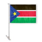 South Sudan Car Flag Premium 10.5x15 inch