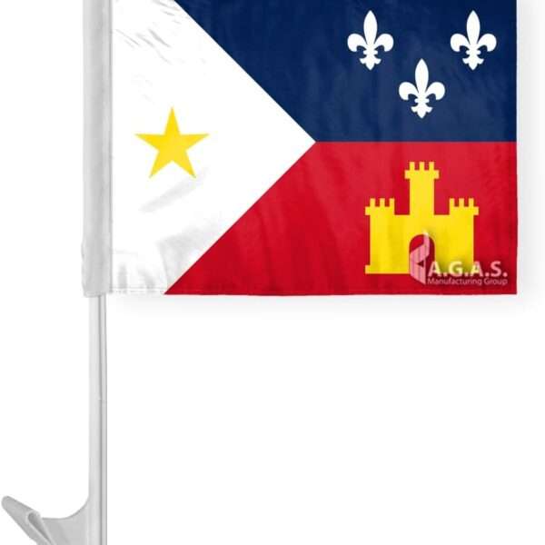 Acadian Car Flag 12 x 16 inch