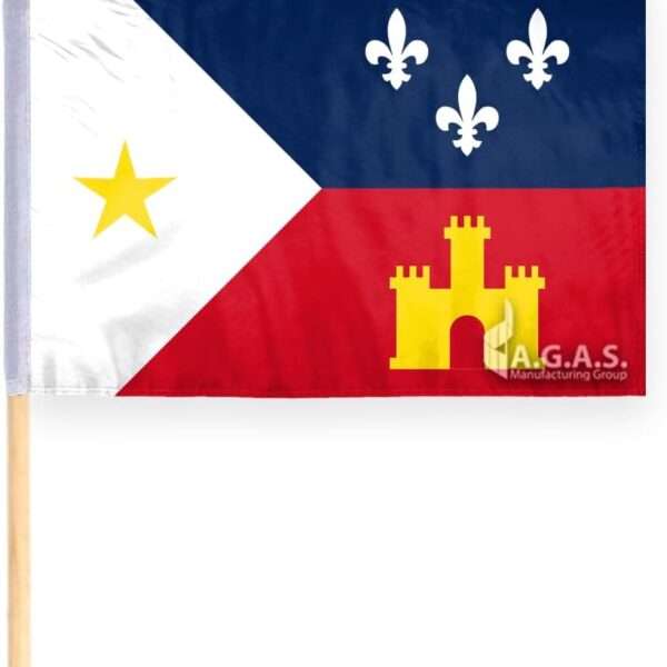 Acadian Flag 12 x 18 inch