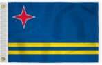Aruba 12x18 inch Mini Aruba Flag 200D