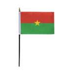 Republic of Burkina Faso Flag 4x6 inch