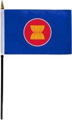 Small Asean Flag 4x6 inch