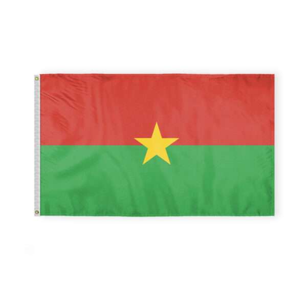 Republic of Burkina Faso Flag 3x5 ft