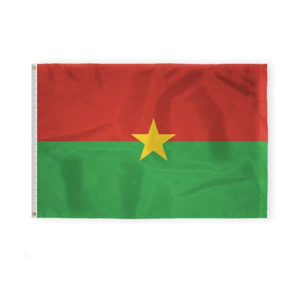Republic of Burkina Faso Flag 4x6 ft