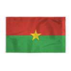 Large Burkina Faso Flag 6x10 ft