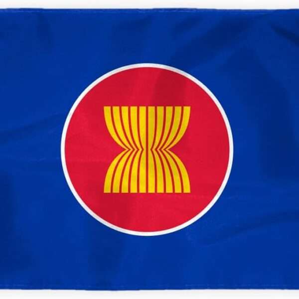Asean Flag 6x10 ft 200D Nylon