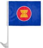 Asean Car Flag 12x16 inch