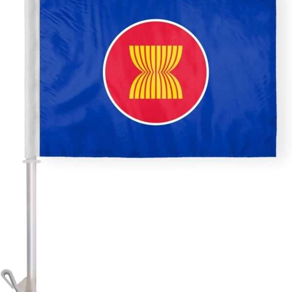 Asean Car Flag Premium 10.5x15 inch