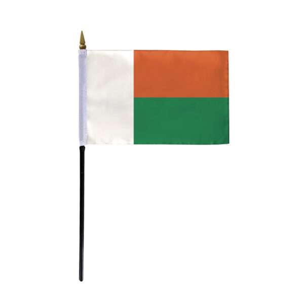 Madagascar Flag 4x6 inch