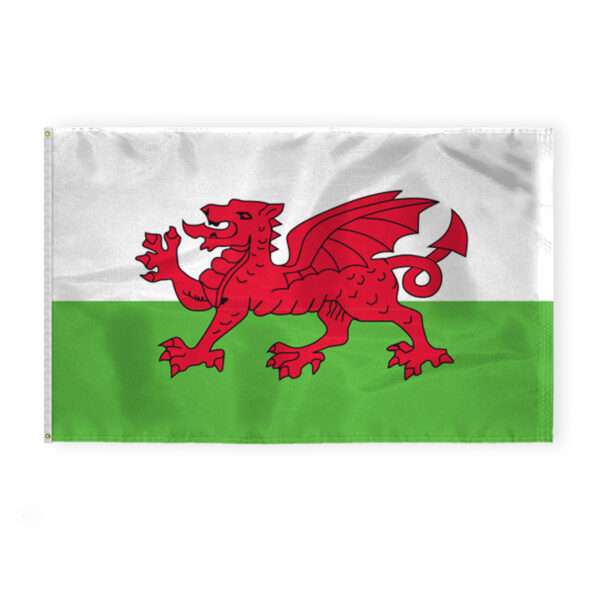 Wales Flag 5x8 ft 200D Nylon 6