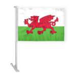 Wales Car Flag Premium 10.5x15 inch