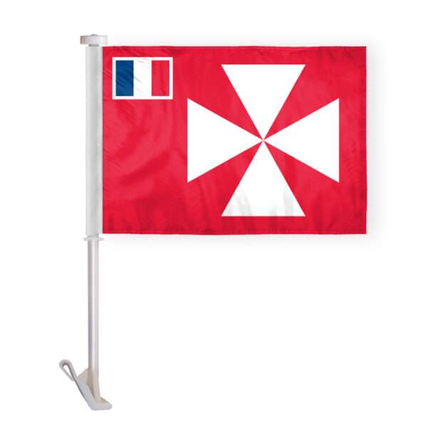 Wallis and Futuna Car Flag Premium 10.5x15 inch