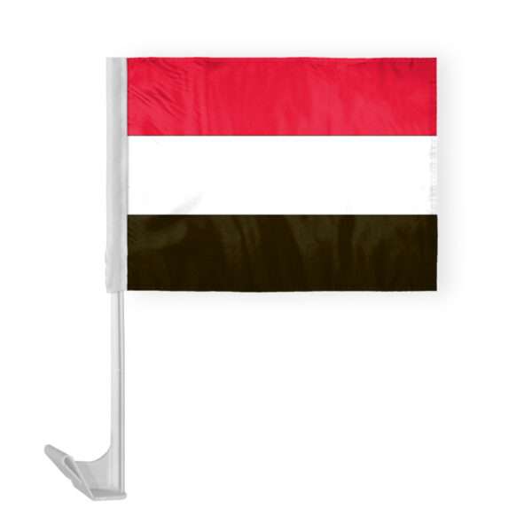Yemen Car Flag 12x16 inch