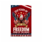 PromoPatriot USA 250th Anniversary Garden Flag 12 x 18 inch