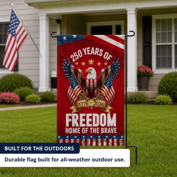 PromoPatriot USA 250th Anniversary Garden Flag 12 x 18 inch