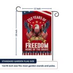PromoPatriot USA 250th Anniversary Garden Flag 12 x 18 inch