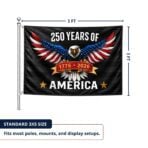 250th Anniversary American Flag 3x5 ft – America 250 Flag