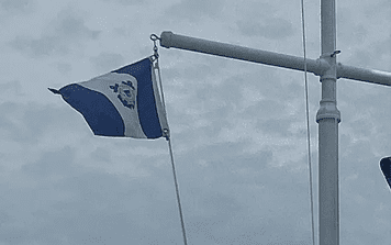 US Coast Guard Auxiliary Ensigns Flag