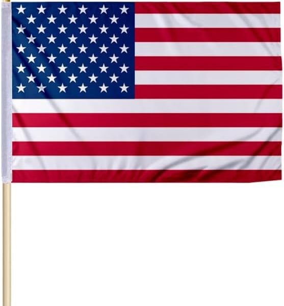 American Stick Flag 24 x 36 inch
