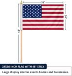 American Stick Flag 24 x 36 inch