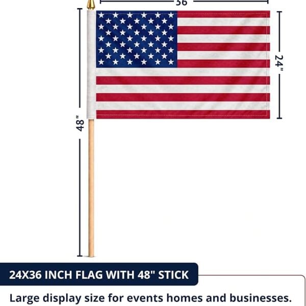 American Stick Flag 24 x 36 inch